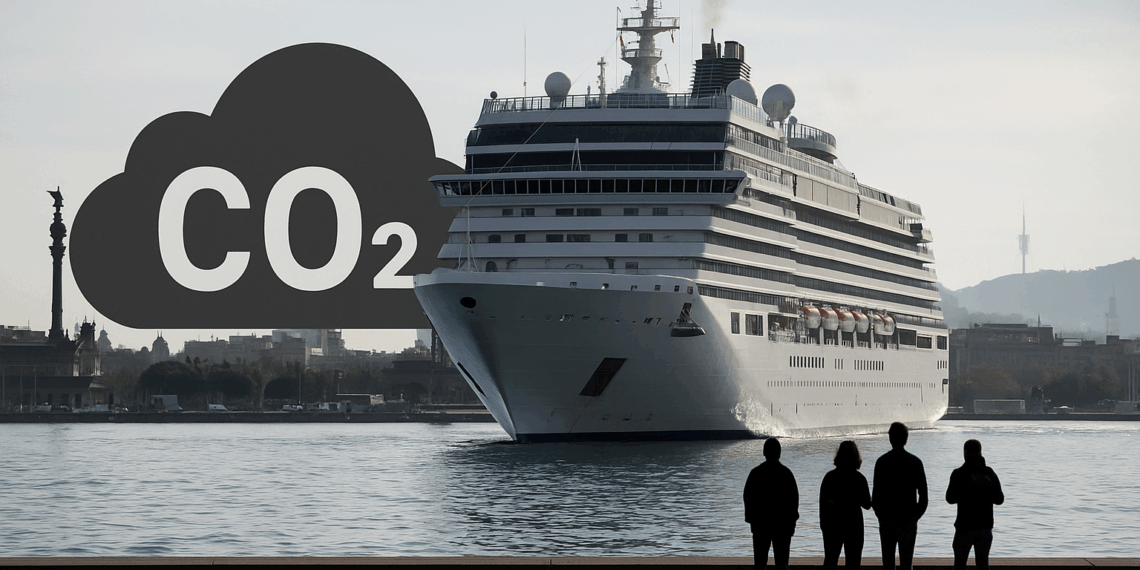 ¿Cuánto CO2 emiten los cruceros que llegan a Barcelona?