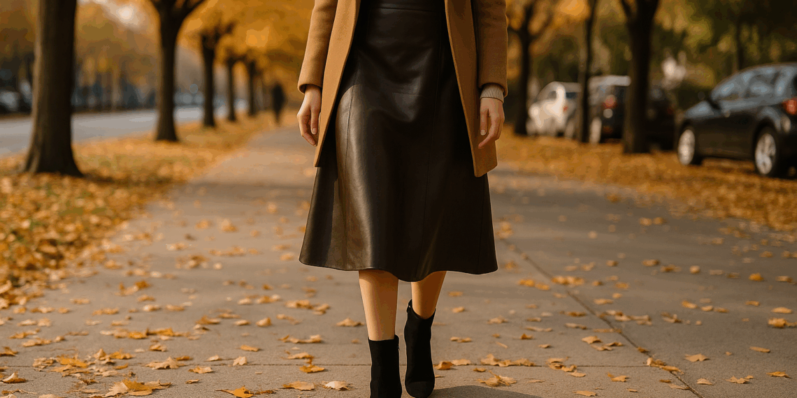 5 zapatos elegantes para lucir con faldas de cuero en otoño 2025