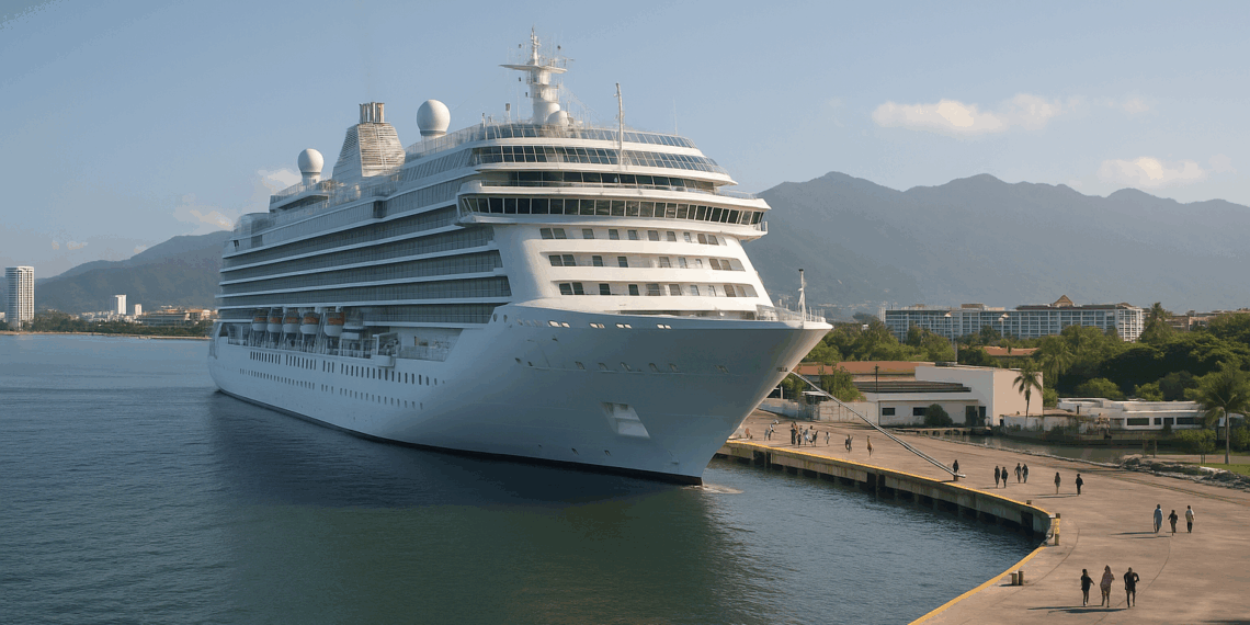 Arribo doble de cruceros en Vallarta deja más de 15 mdp al puerto