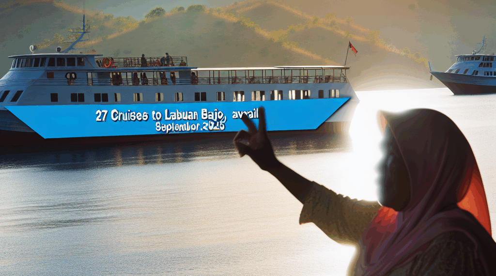 Hay 27 cruceros a Labuan Bajo hasta septiembre de 2025