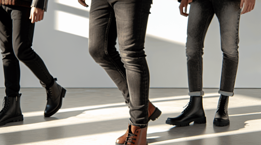 5 ideas de looks con jeans negros para combinar botas café en Otoño-Invierno 2025
