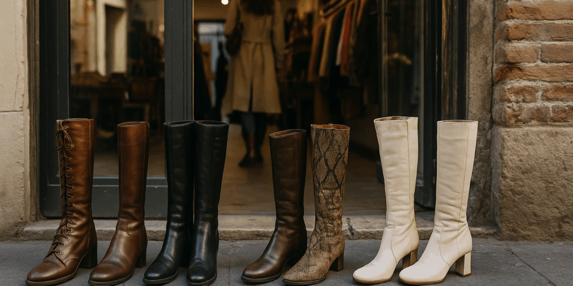 5 botas retro de los años 60 a los 90 que regresan este otoño