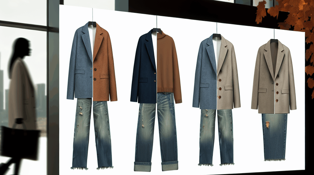 6 jeans con blazers oversize que resuelven looks de oficina para otoño 2025