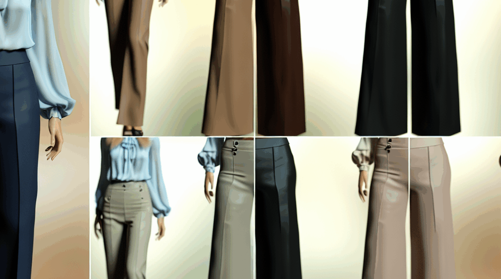 7 ideas de pantalones palazzo con blusas elegantes para llevar a la oficina en otoño 2025