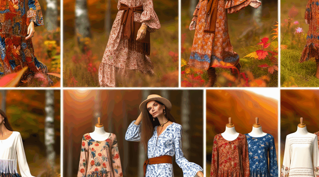 7 vestidos boho de estampado de flores para robar miradas en otoño 2025