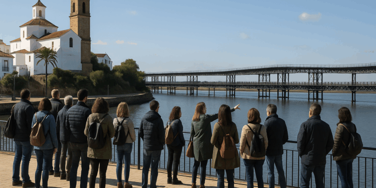 Agentes de viajes portugueses realizan una visita por la provincia de Huelva impulsada por la Diputación