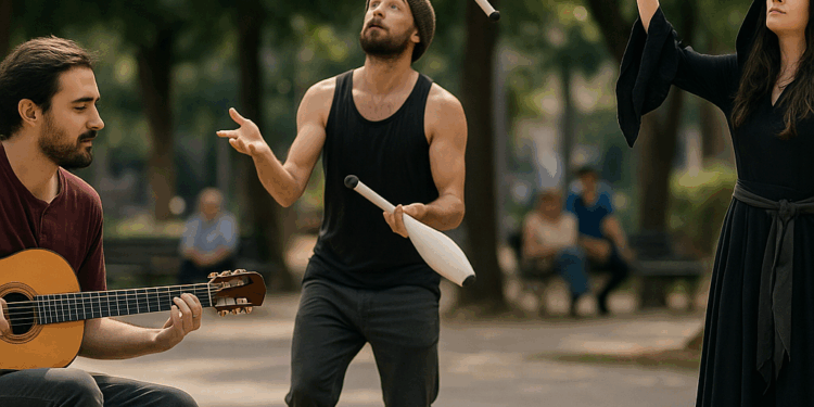 "Aquí hay juglares, tragafuegos y brujas"