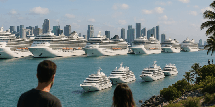 Estos son los 10 nuevos cruceros que llegarán al puerto de Miami entre 2025 y 2026