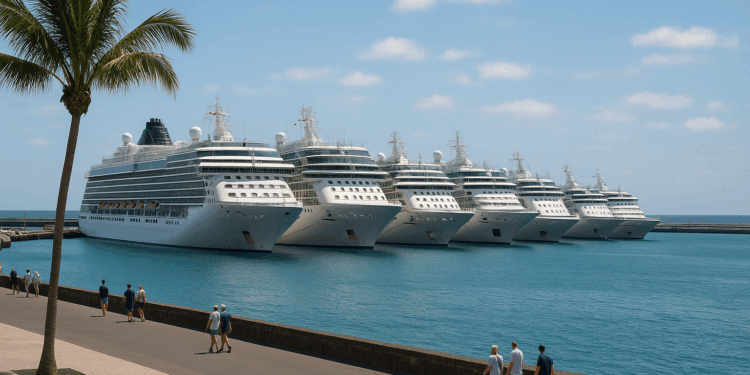 Arrecife (Lanzarote) recibirá seis cruceros con más de 14.000 pasajeros hasta el 12 de octubre