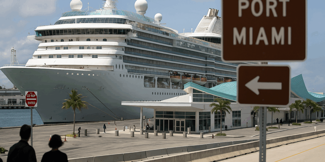 Crucero afectado por brote de norovirus atraca en PortMiami