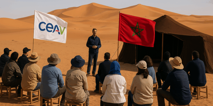 CEAV celebra unas jornadas en el desierto con la colaboración de la Oficina Nacional de Turismo de Marruecos