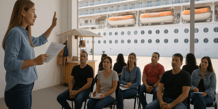 Portos do Paraná enseña inglés a comerciantes para mejorar servicio a cruceristas