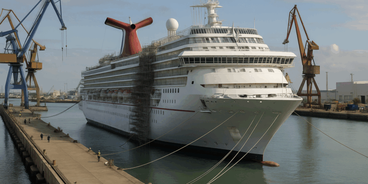 La compañía Carnival no traerá más cruceros a reparar a la Bahía de Cádiz