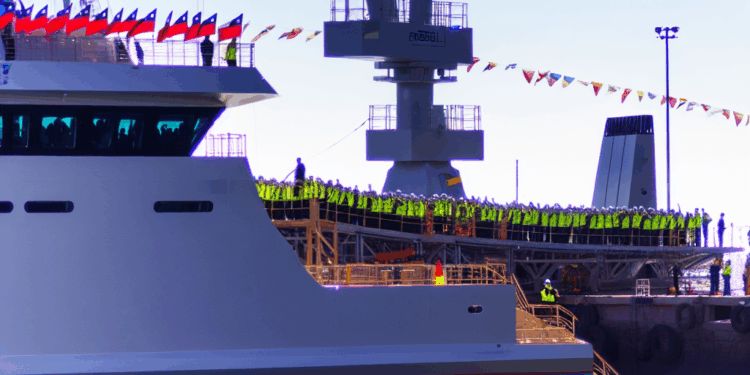 Asenav y Antarctica21 celebran botadura de primer crucero híbrido-eléctrico construido en Chile