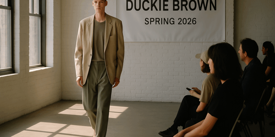 Duckie Brown Spring 2026 Menswear Collection
