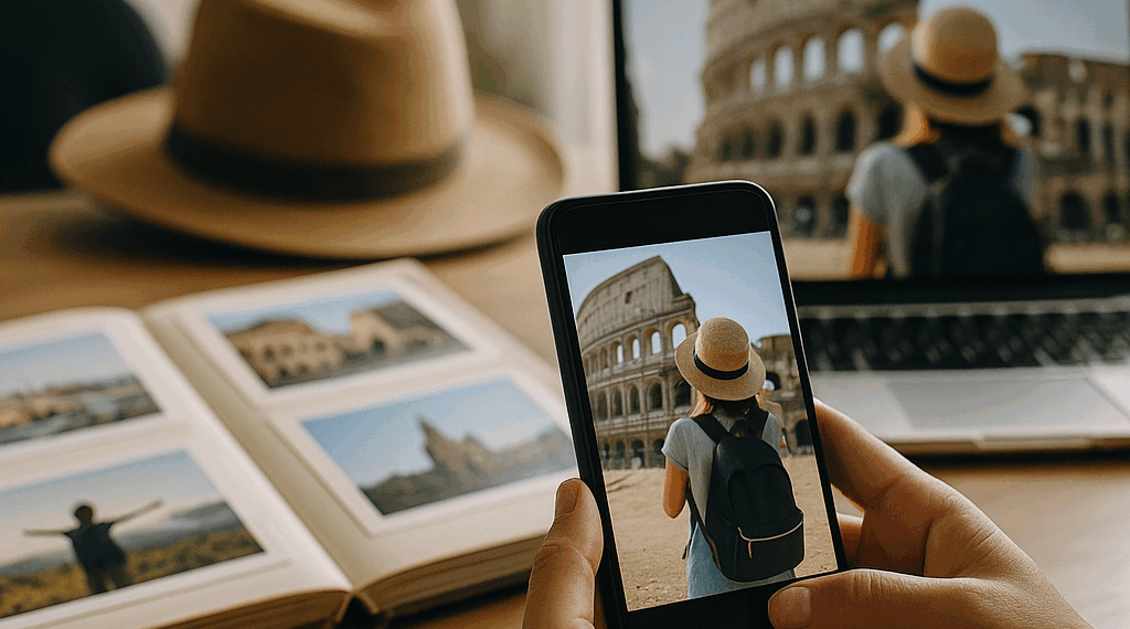 De álbumes familiares a redes sociales: cómo cambió el sentido de la fotografía en los viajes