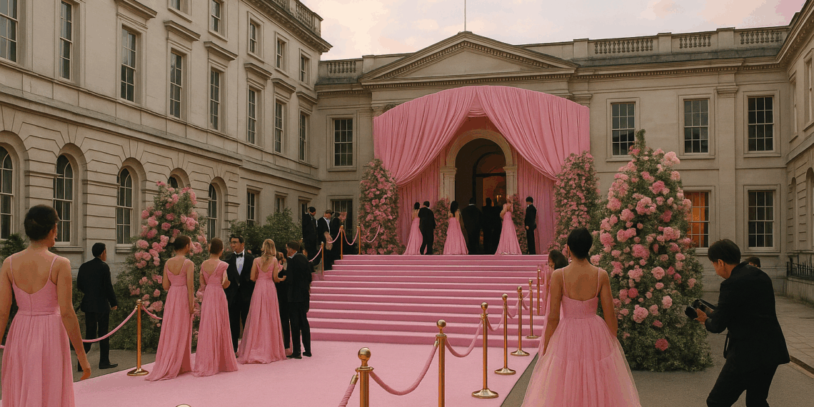Inside London’s First Pink-Themed British Museum Ball