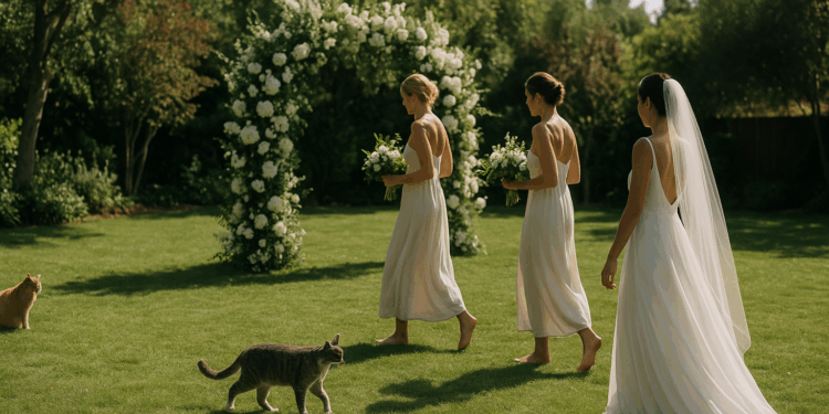 Inside Alana Hadid’s Backyard L.A. Wedding—Where Sisters Bella and Gigi Were Barefoot Bridesmaids