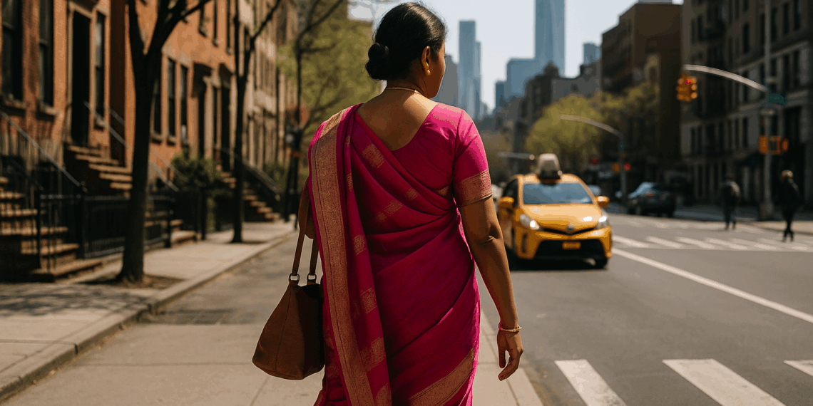 How the Sari Came To Define New York