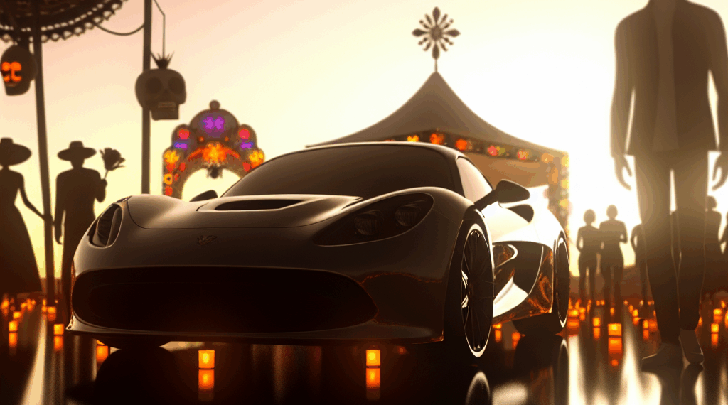 EnGala Vogue de Día de Muertos 2025 quedó claro que un auto Porsche es una declaración de estilo
