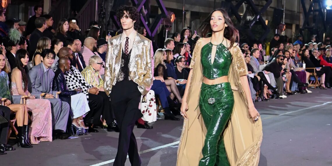 Sombr Took the Runway in Rock Star-Worthy Style at Vogue World 2025