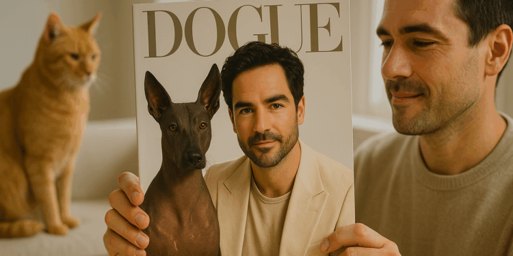El Xoloitzcuintle y Poncho Herrera se encuentran en la portada de DOGUE