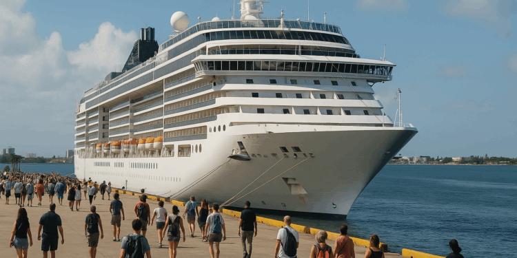 La llegada de pasajeros de cruceros crecería 26,1% en la temporada 2025-2026