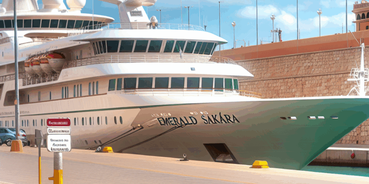 El puerto de Castellón se consolida como destino de cruceros de lujo con la segunda escala del yate Emerald Sakara