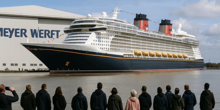 Meyer Werft entrega por sexta vez un crucero a DCL