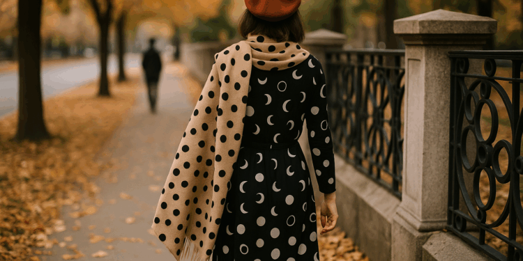 Lunares, puntos y círculos, cómo llevar este estampado en otoño 2025