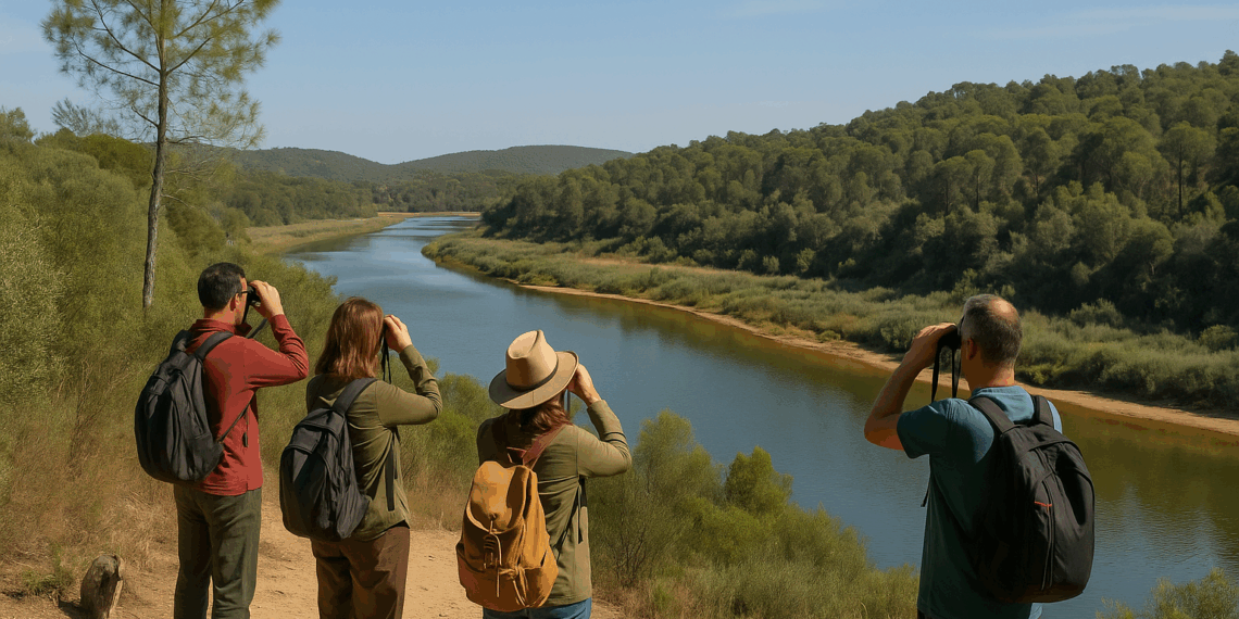 Agentes de viajes especializados en naturaleza visitan varios enclaves de la provincia de Huelva