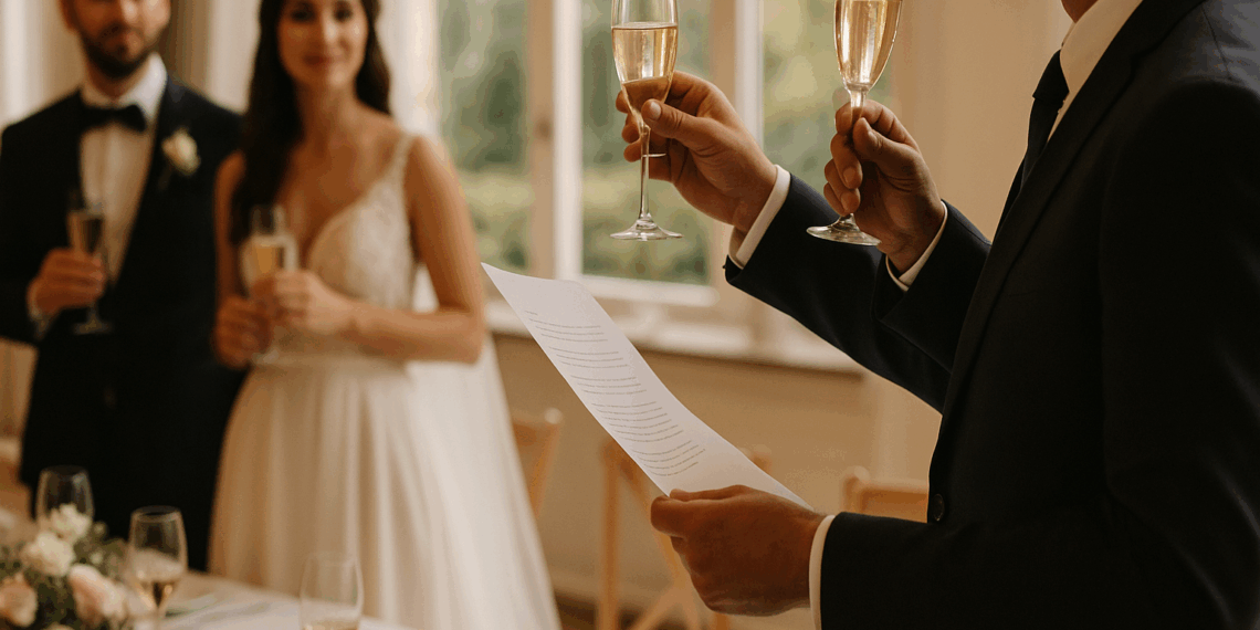Wedding Toast Etiquette: Everything You Should Know About the Wedding Speech