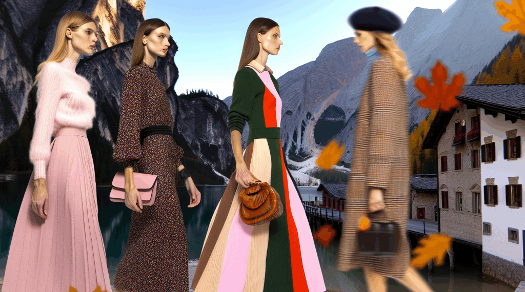 Guía de estilo para llevar vestidos midi con zapatos de colores en otoño 2025, según las pasarelas