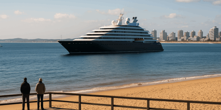Comenzó la temporada de cruceros 2025-2026 en Punta del Este con el arribo del ultra lujoso Scenic Eclipse – Portada