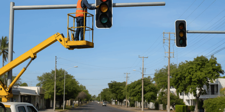 Dirección de Tránsito define los primeros tres cruceros donde instalarán nuevos semáforos en Los Mochis – Por los pasillos