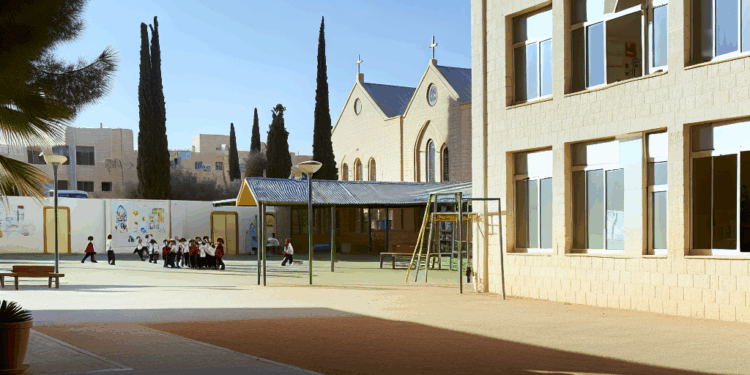 Isaac Reyna visita la escuela Sagrada Familia de Nazaret