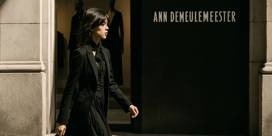 Jenna Ortega and Ann Demeulemeester Are a Match Made in Tailored, Gothic Heaven