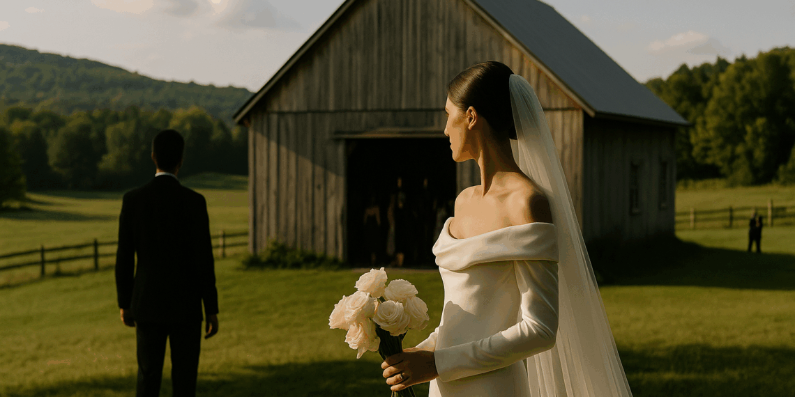 The Bride Wore Custom Danielle Frankel for Her Bucolic Vermont Farm Wedding