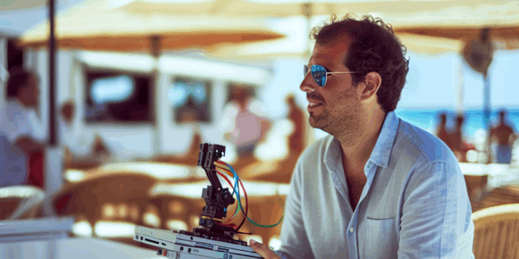 Representantes de Turistec en el stand del TIS2025 en Sevilla