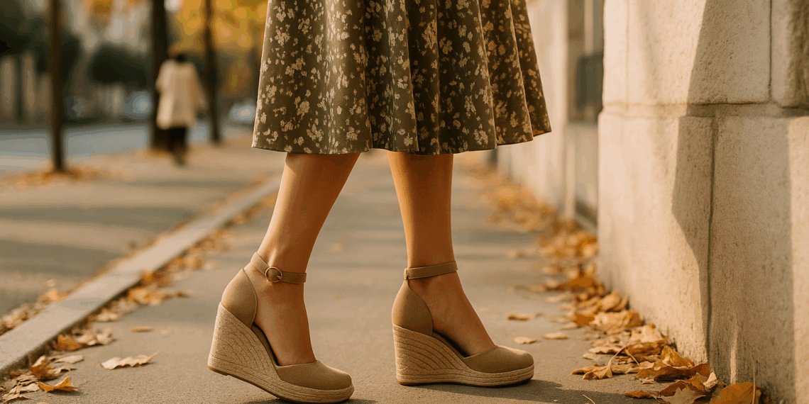 Las botas de tacón cuña regresan: las claves para llevarlas con pantalones, faldas y vestidos en otoño 2025