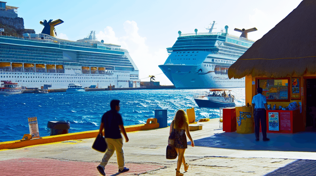 MÁS DE 20 CRUCEROS EN UNA SEMANA: Se prepara Cozumel para recibir 'oleada' de hoteles flotantes