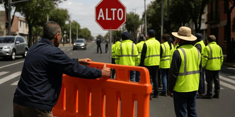 Maestros activan bloqueos en cruceros de la capital (12:15 h) ‹ ADN – Agencia Digital de Noticias Sureste