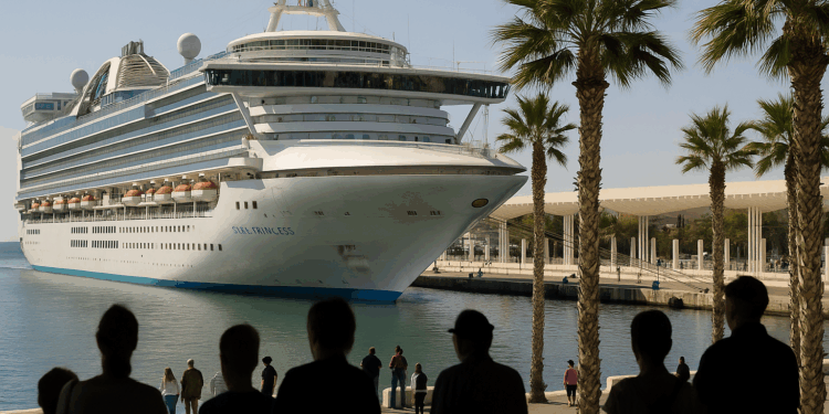 Málaga recibe la primera escala del crucero “Star Princess”