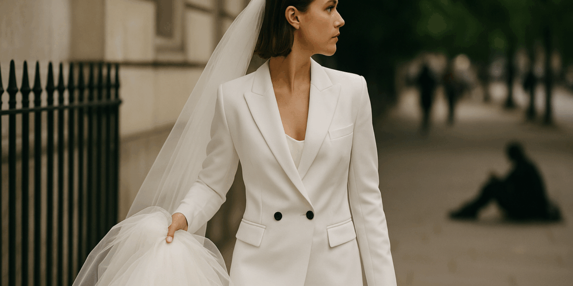 Marisa Abela Trades Her Wedding Dress for a McQueen Suit