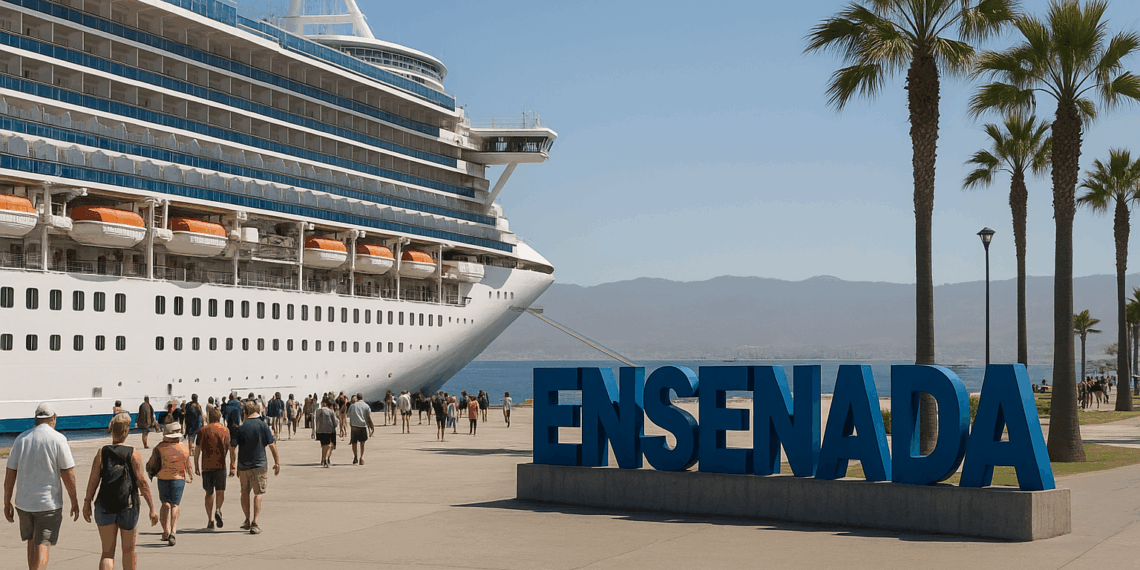 Más de 869 mil turistas de cruceros han llegado a Ensenada en 2025