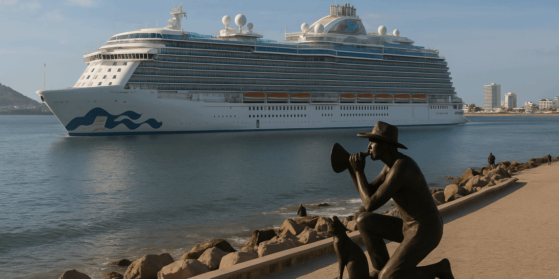 Recibe Mazatlán al Royal Princess y espera un octubre lleno de cruceros 