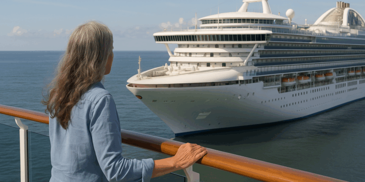 Mujer que ha pasado 3 mil días en el mar es primer huésped del Star Princess