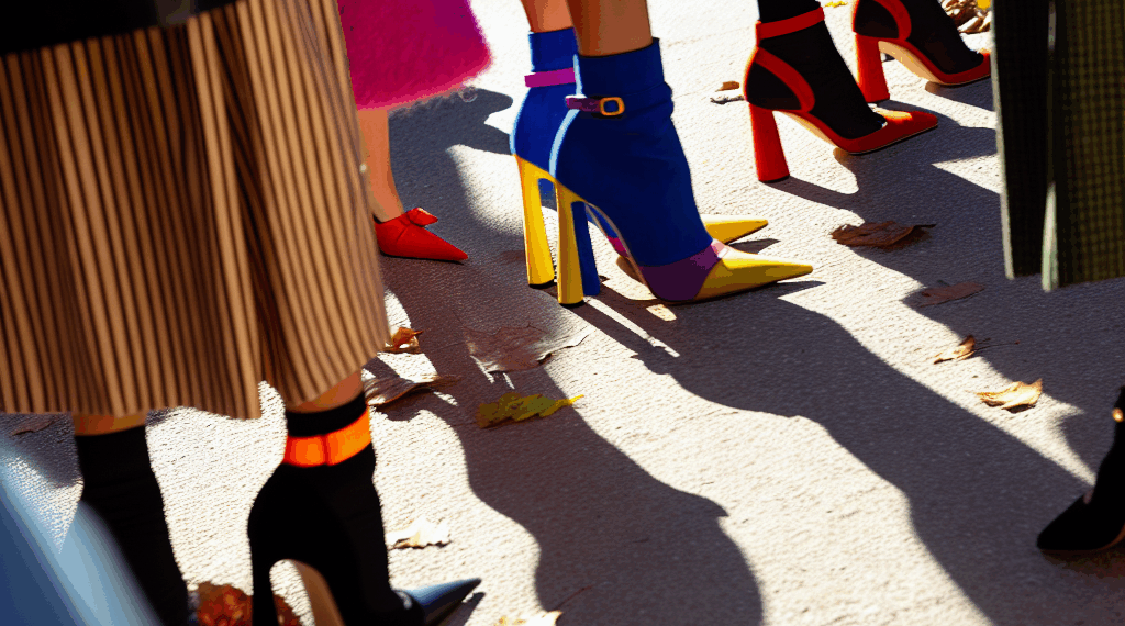 Ideas de estilo para llevar zapatos pumps de colores con faldas y pantalones en otoño 2025