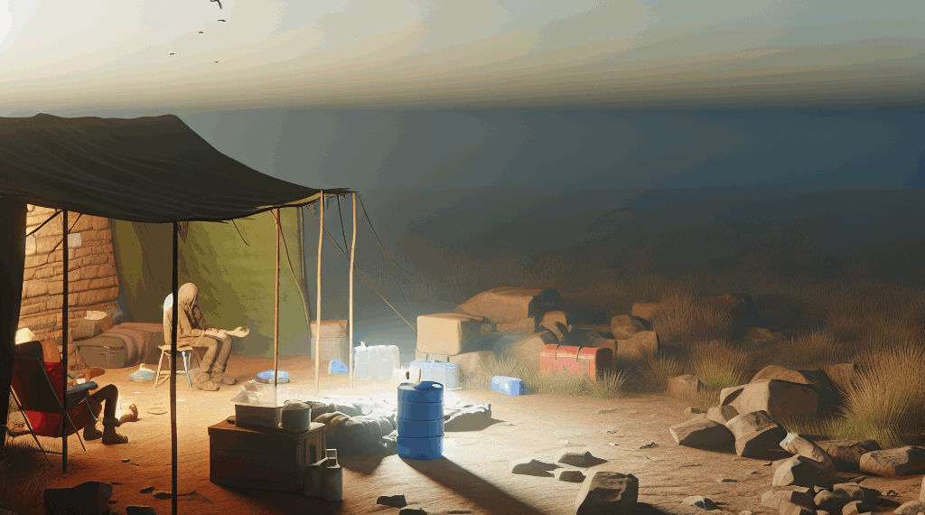 pasamos dos días atrapados por temas de corrupción, acampando en la aduana sin agua ni duchas”