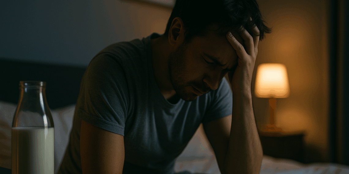 Pesadillas, insomnio y sueño interrumpido, los lácteos podrían ser la causa